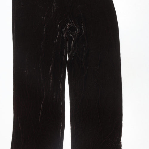 East Black Velvet Women's Trousers Size 16