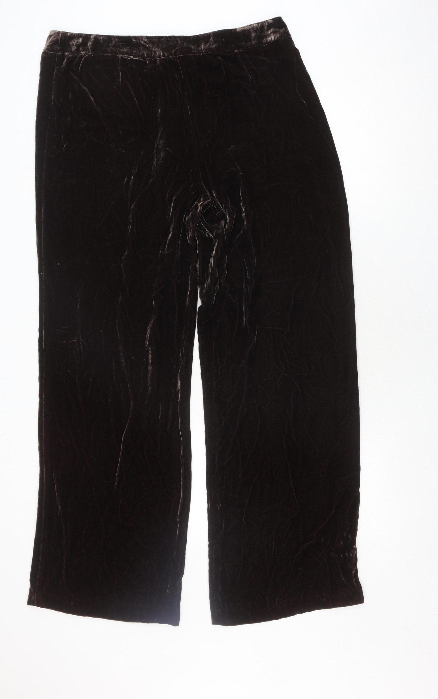 East Black Velvet Women's Trousers Size 16