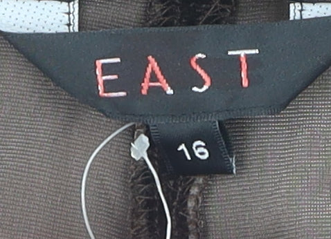 East Black Velvet Women's Trousers Size 16