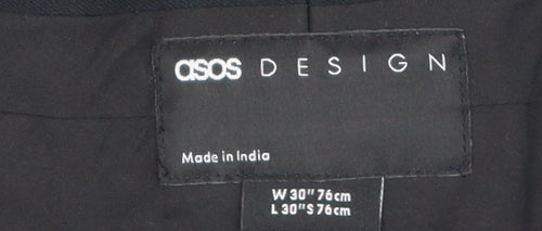 ASOS DESIGN Men's Black Trousers Size M