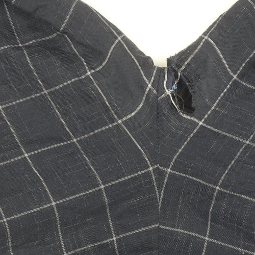 Jacamo Men's Black Check Trousers Size 48S