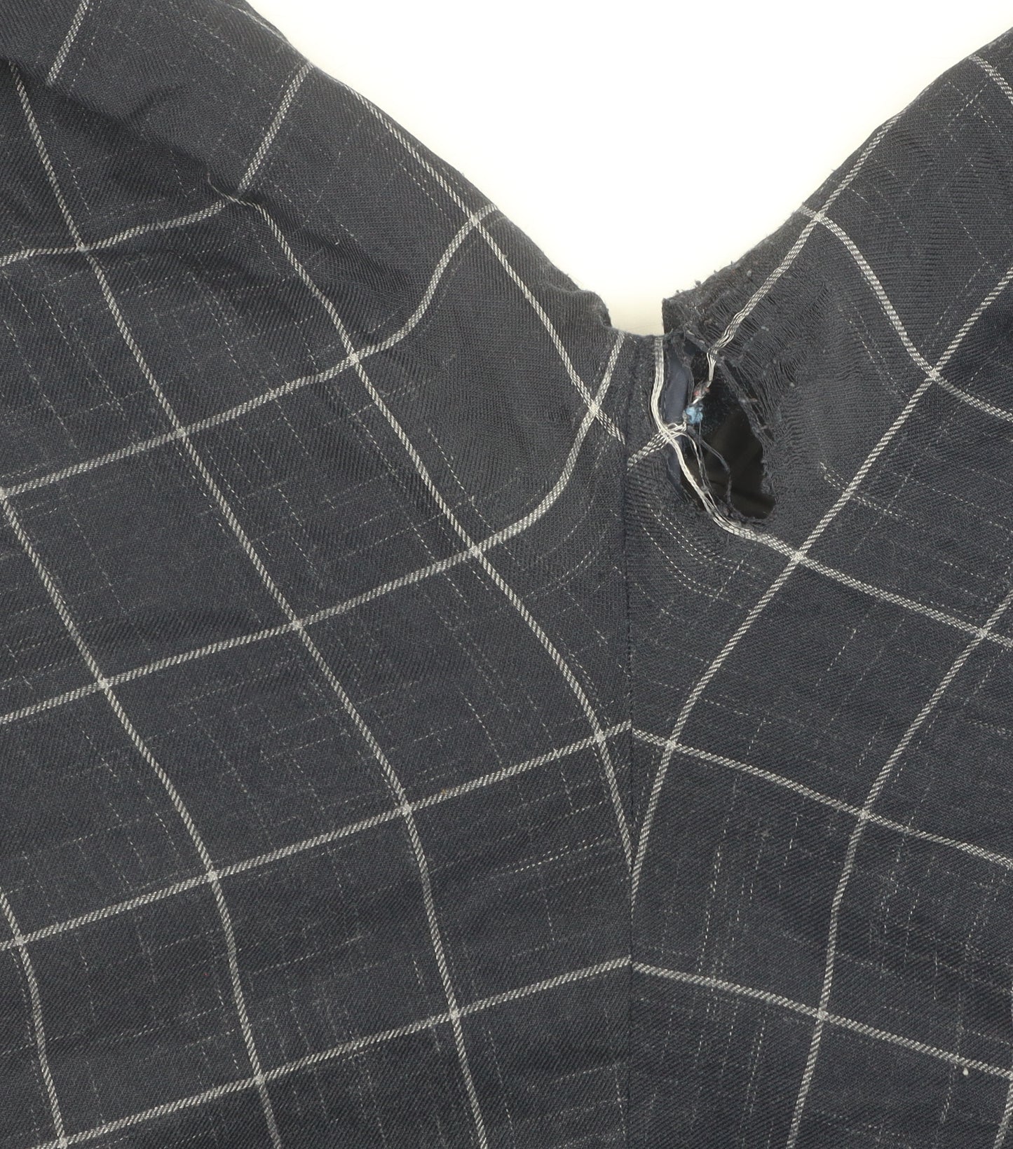 Jacamo Men's Black Check Trousers Size 48S