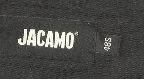 Jacamo Men's Black Check Trousers Size 48S