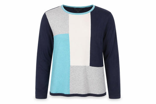 Front view of Viyella Women's Multicoloured L jumper
