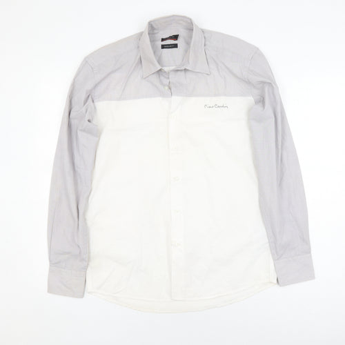 Pierre Cardin Men's Grey Shirt Regular Fit S