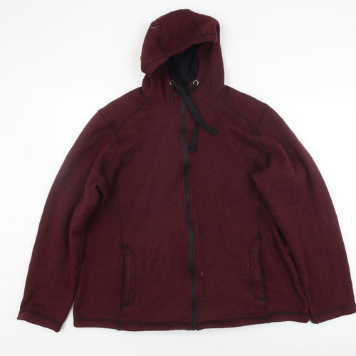 Livergy Men's Hooded Red Jacket XL