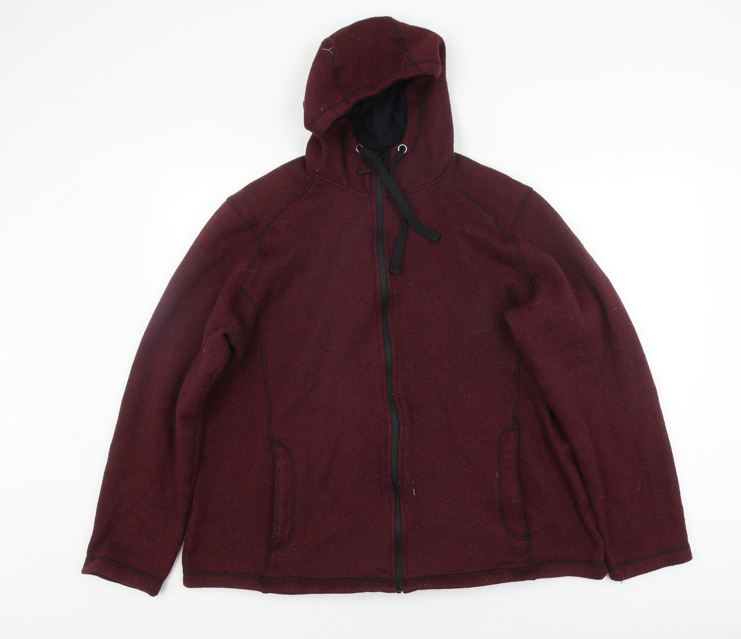 Livergy Men's Hooded Red Jacket XL