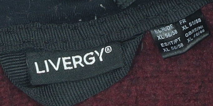Livergy Men's Hooded Red Jacket XL