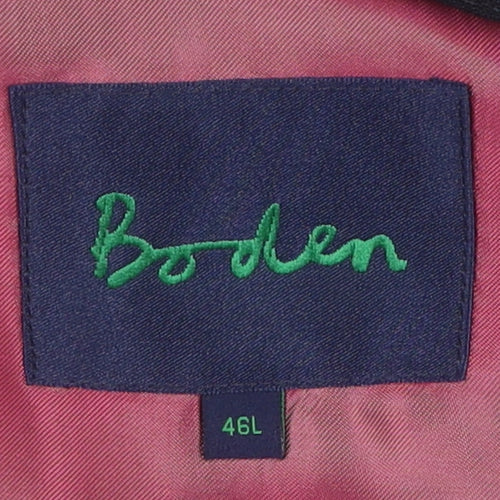 Boden Men's Black Wool Blazer 46L Formal Single-Breasted