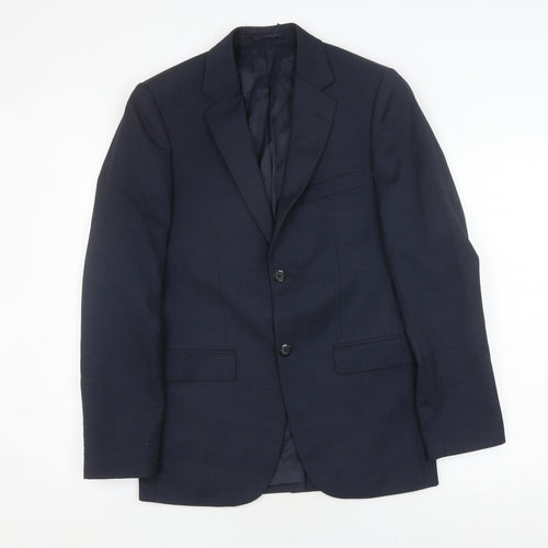 DKNY Men's Blue Classic Fit Suit Jacket 34 Regular
