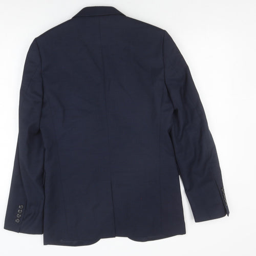 DKNY Men's Blue Classic Fit Suit Jacket 34 Regular