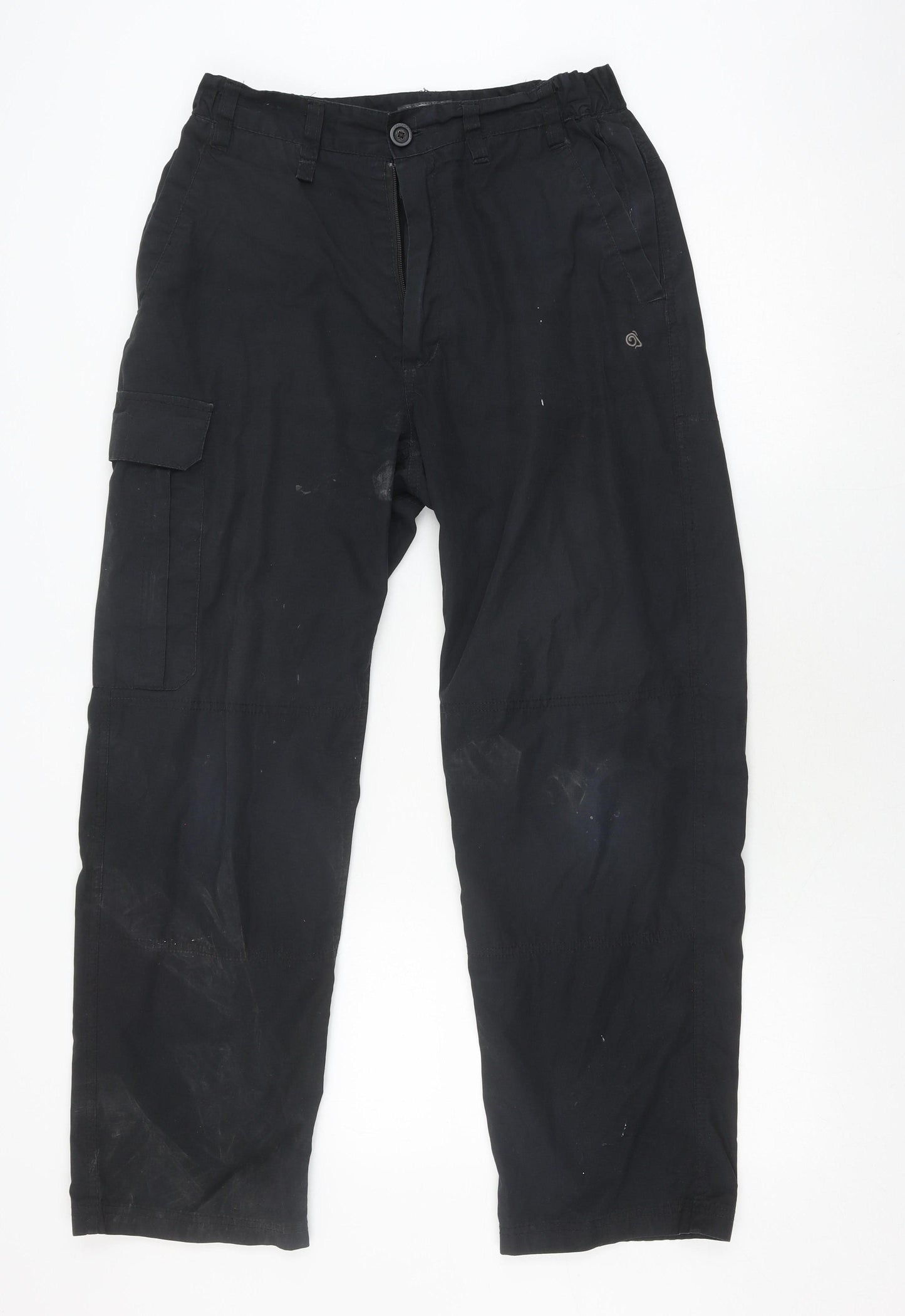 Craghoppers Men's Black Cargo Trousers, Size S