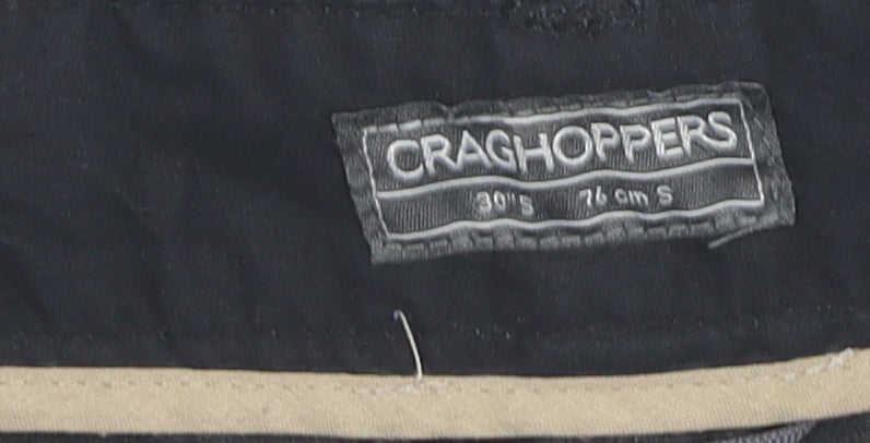 Craghoppers Men's Black Cargo Trousers, Size S
