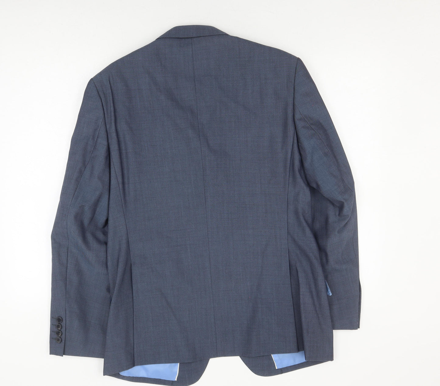 Men's Grey Wool 1 Piece Suit Jacket - 38S