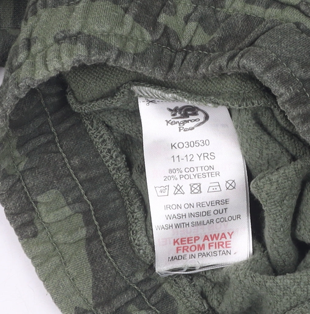 Kangaroo Poo Boys Green Jogger Trousers 11-12 Years