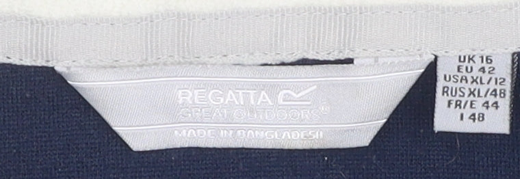 Regatta Women's Blue Fleece Waistcoat Size 16
