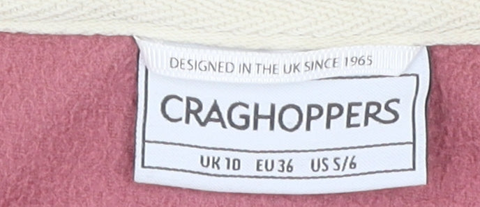 Craghoppers Women’s Pink 1/4 Zip Pullover Fleece