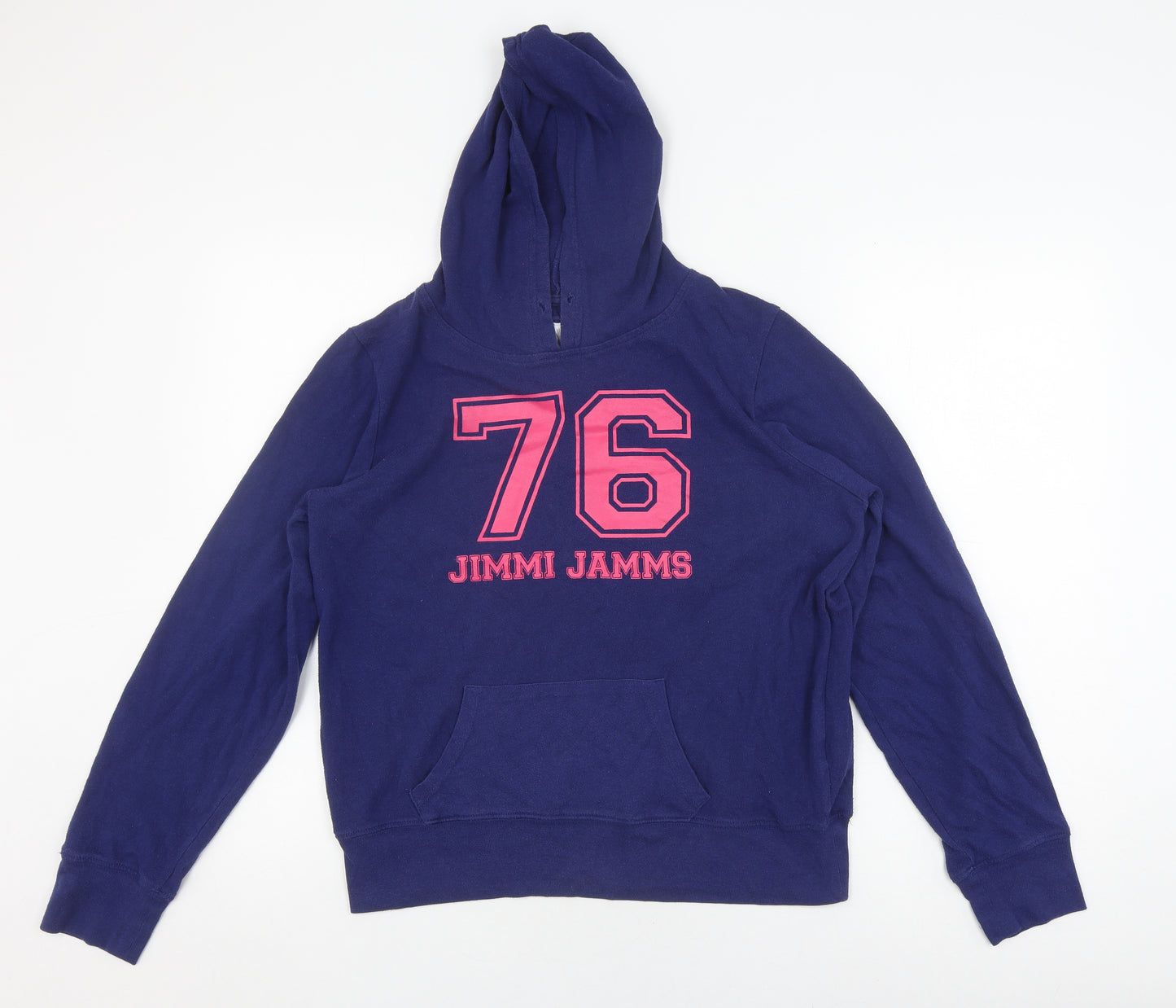 Jimmi Jamms Women's Blue Pullover Hoodie Size L