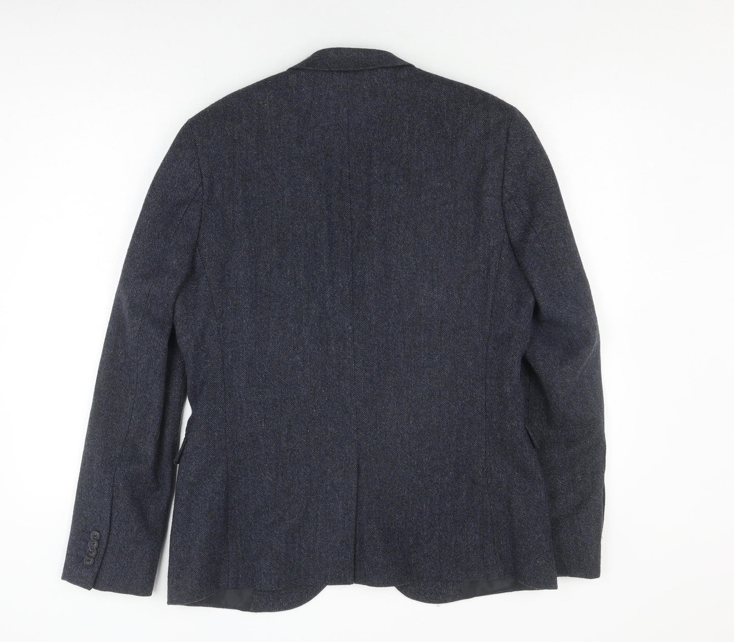 Topman Grey Men's Blazer, Size 40, Single Breasted