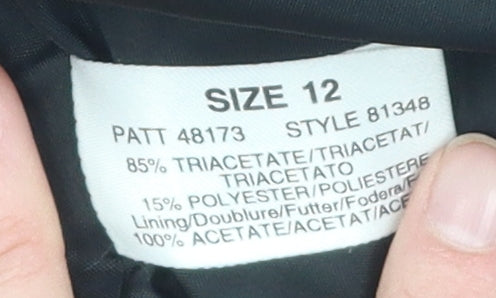 Windsmoor Women's Black Long Overcoat Size 12