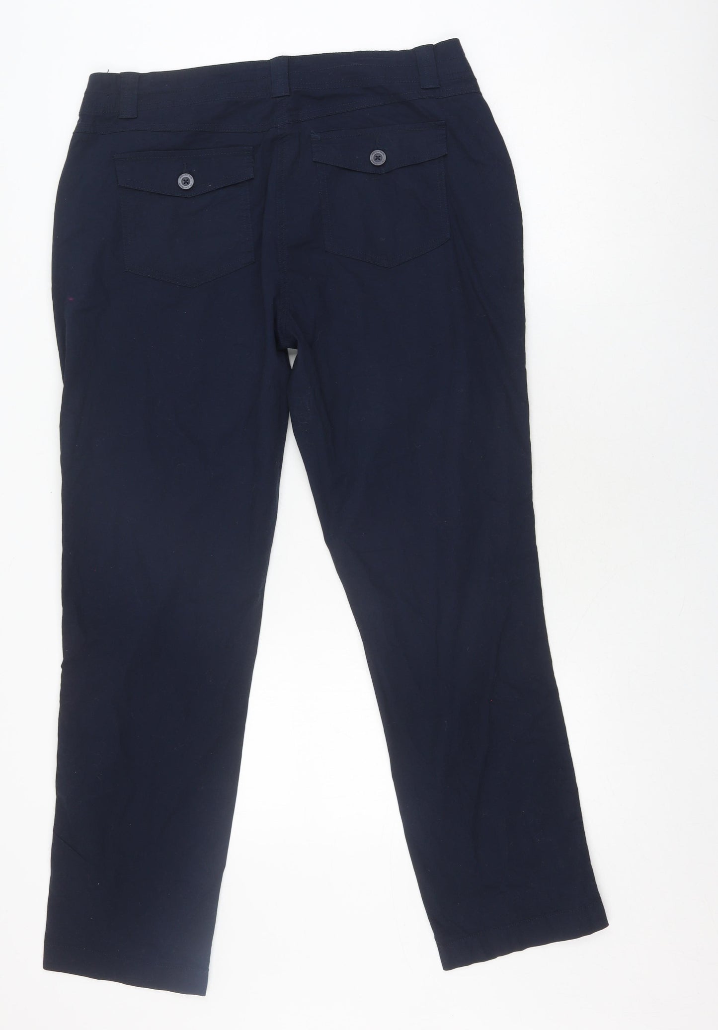 Mountain Warehouse Women's Blue Cotton Trousers Size 14