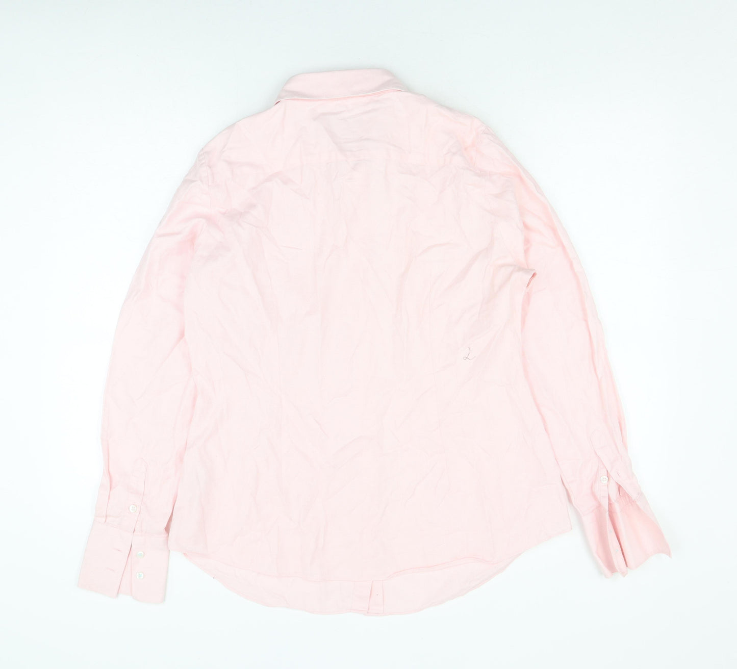 Hawes & Curtis Men's Pink Cotton Button-Up Shirt