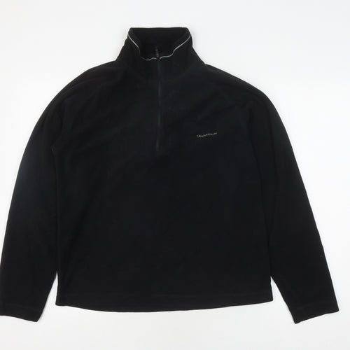 Craghoppers Men's Black Fleece 1/2 Zip Sweatshirt S