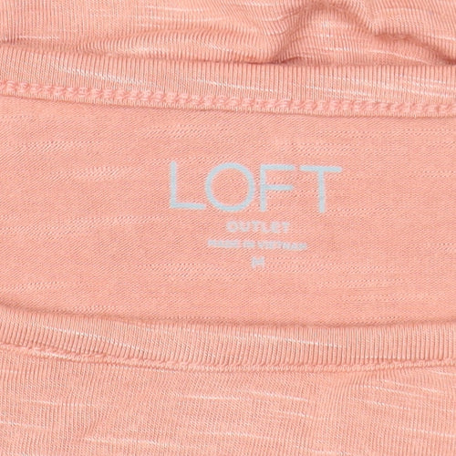 LOFT Women's Orange M Basic T-Shirt