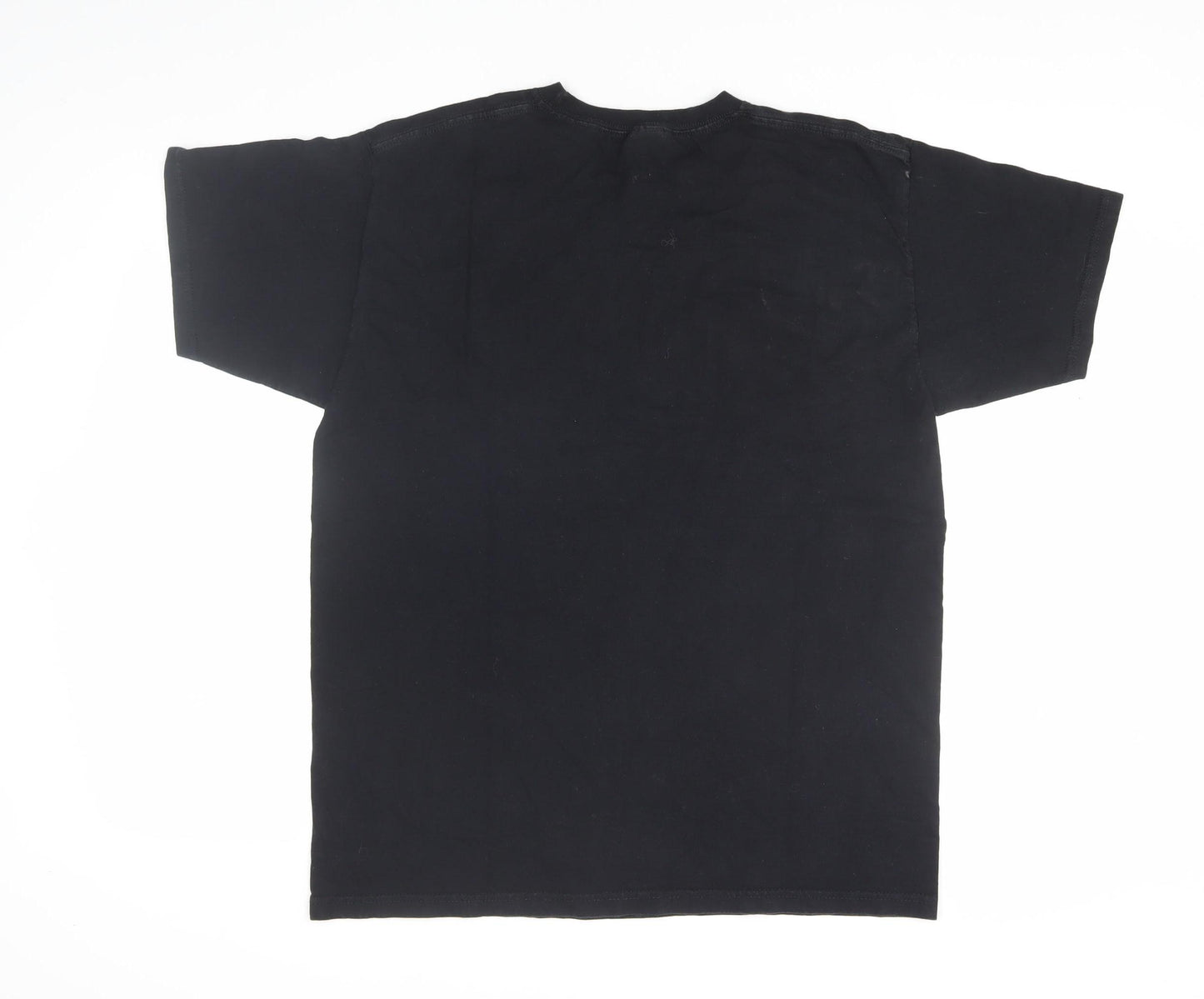 Fruit of the Loom Men's Black Motorcycle T-Shirt L