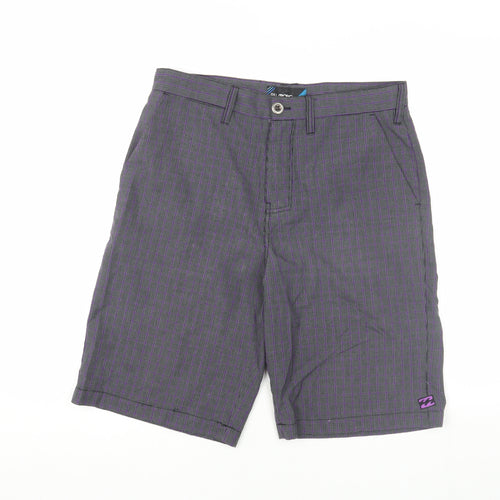 Billabong Men's Purple Chino Shorts Size M with Pockets
