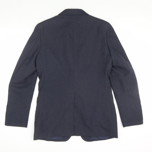 Foster Menswear Navy Pinstripe Blazer Size 38R