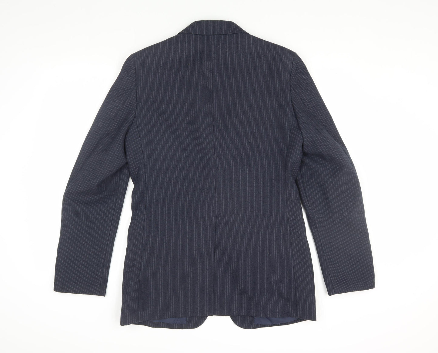 Foster Menswear Navy Pinstripe Blazer Size 38R