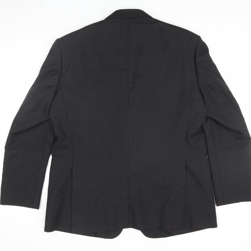 Diplomat Men's Black Blazer, Business Formal 46R