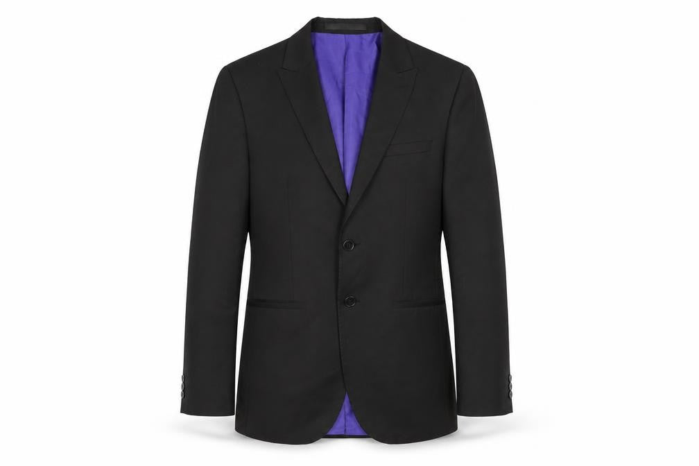 Front view of Marks & Spencer Men's Black 36L Suit Jacket