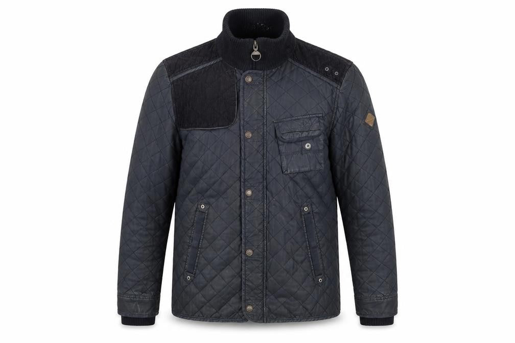 Next Men's Black Quilted Jacket M, Casual Autumn/Winter Wear