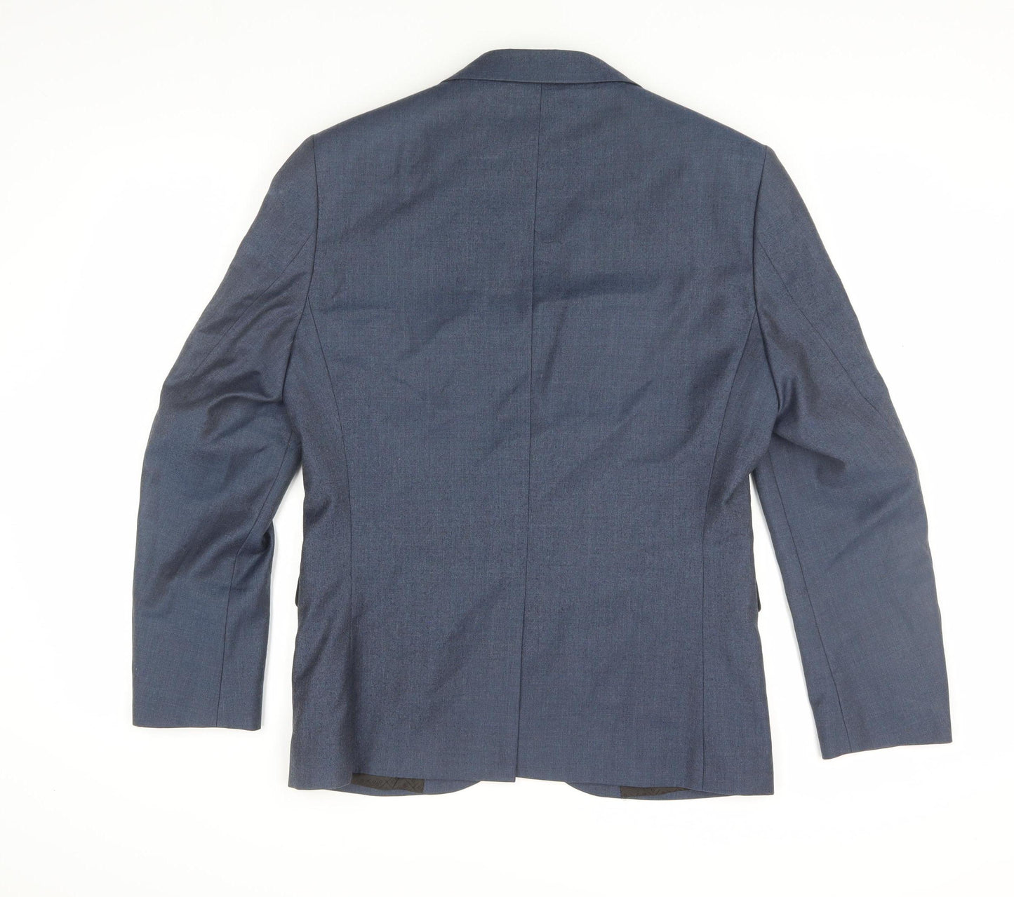 Next Men's Blue Slim Suit Jacket, 38S, Formal Business