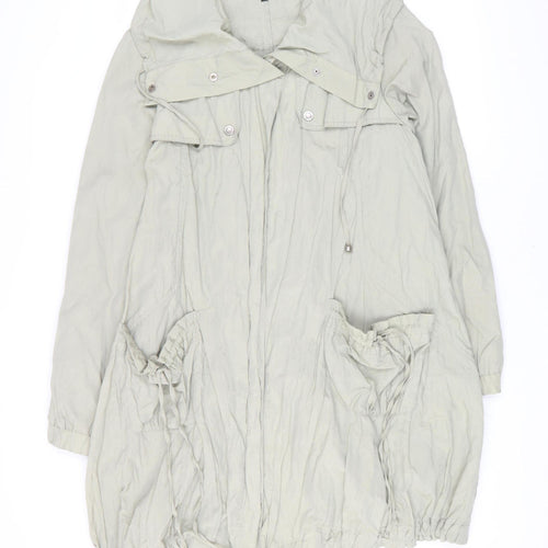 Marks and Spencer Women's Green Parka Jacket Size 10