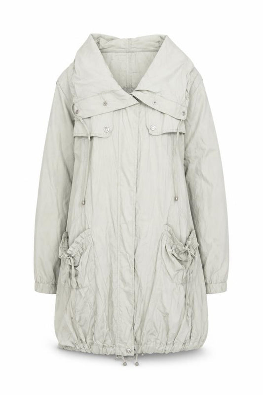 Front view of Marks & Spencer Women's Green Parka Jacket, size 10