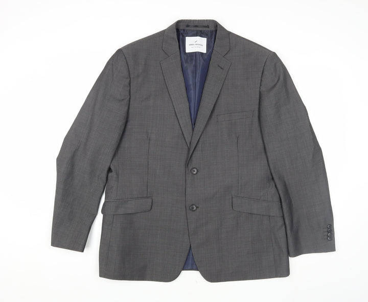 Daniel Hechter Men's Grey Blazer, Size 42S, Classic Fit