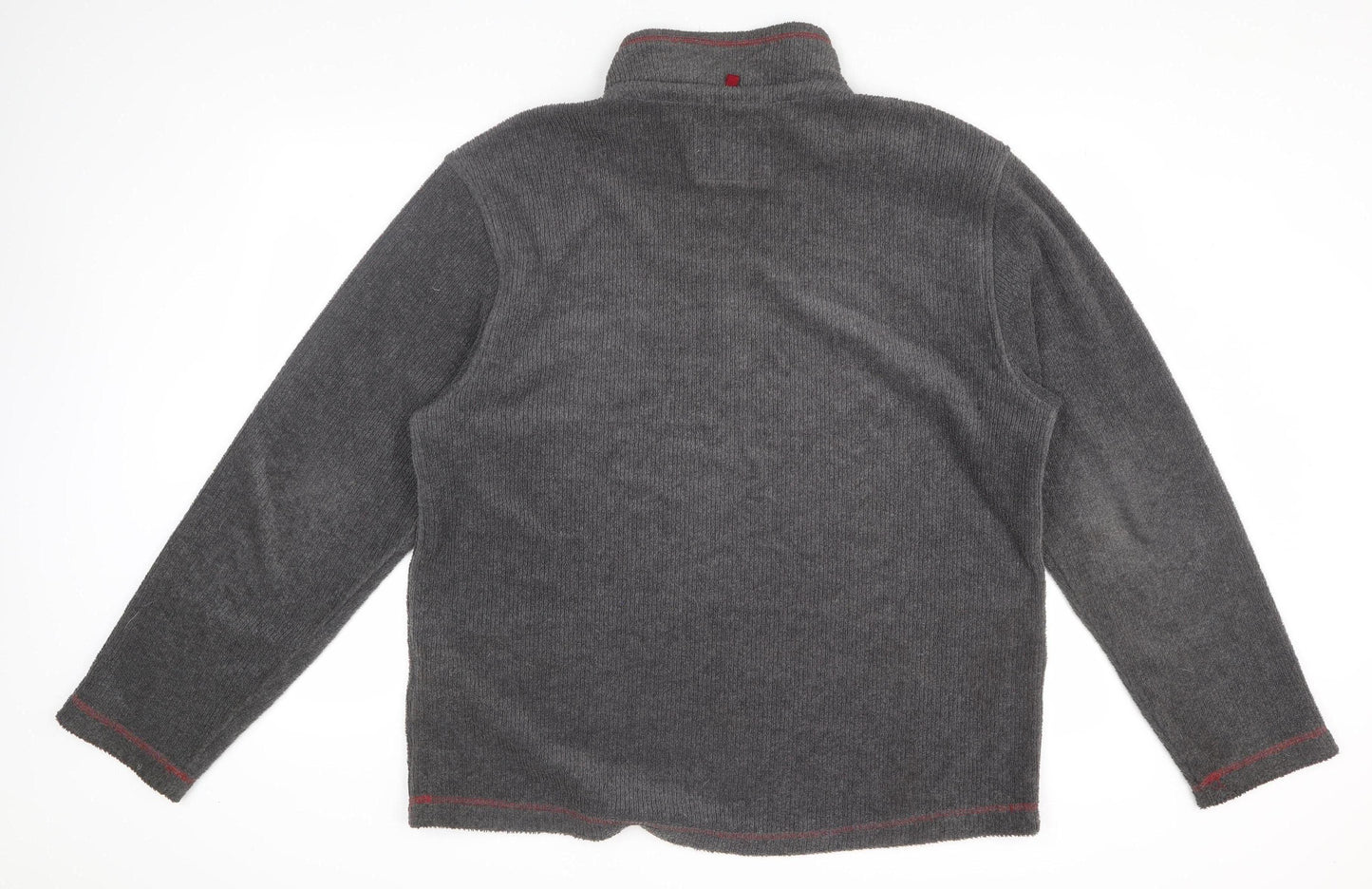Marks and Spencer Men's Grey 1/2 Zip Regular Sweatshirt