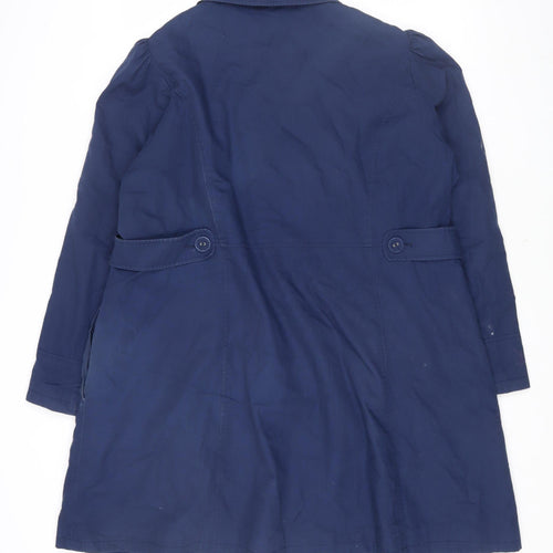 Marks and Spencer Blue Women's Trench Coat Size 20