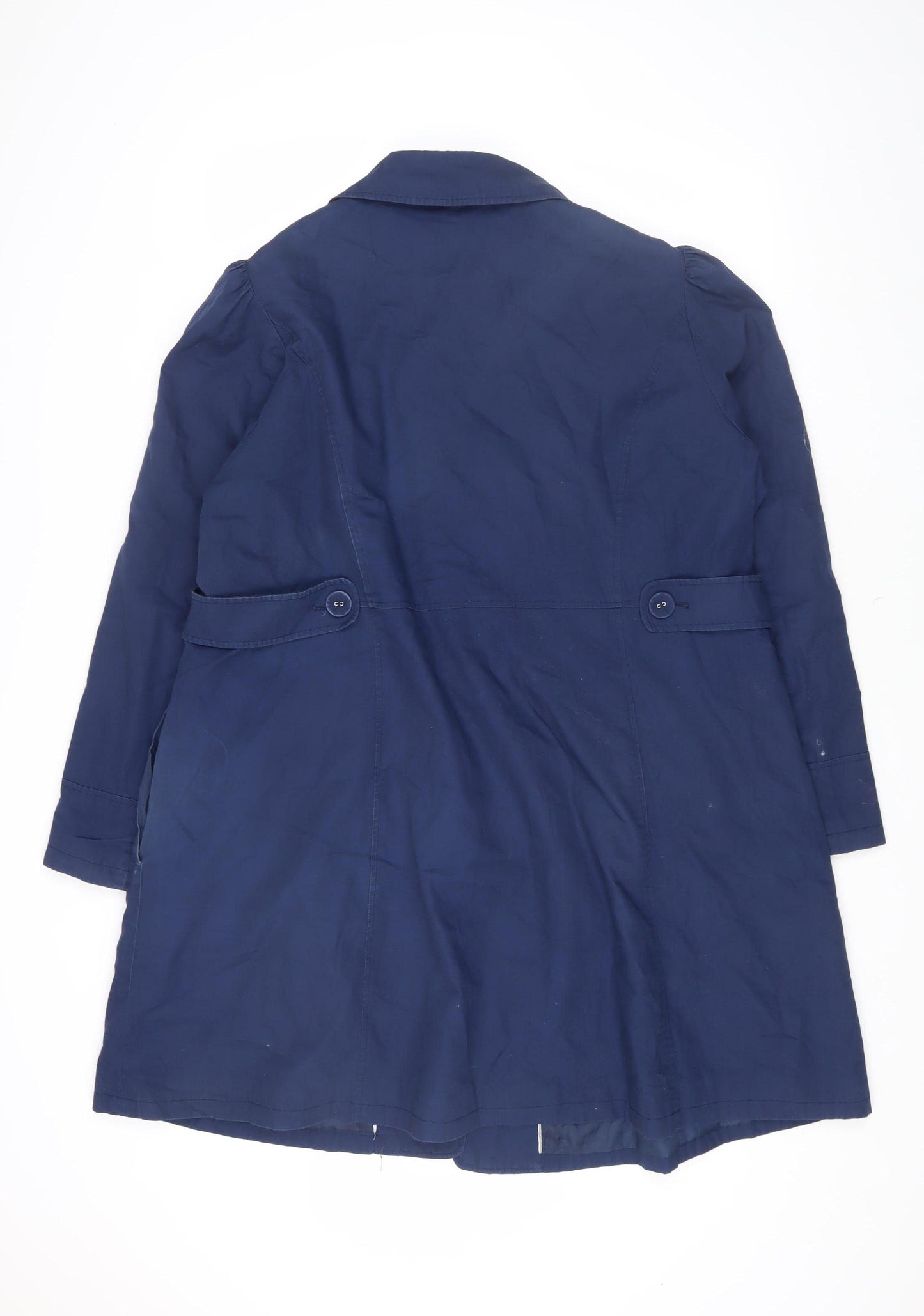 Marks and Spencer Blue Women's Trench Coat Size 20