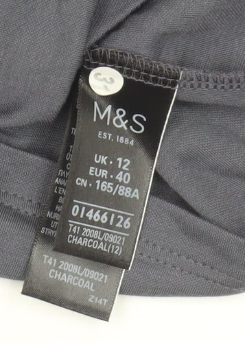 Marks & Spencer Women’s Grey T-Shirt Size 12