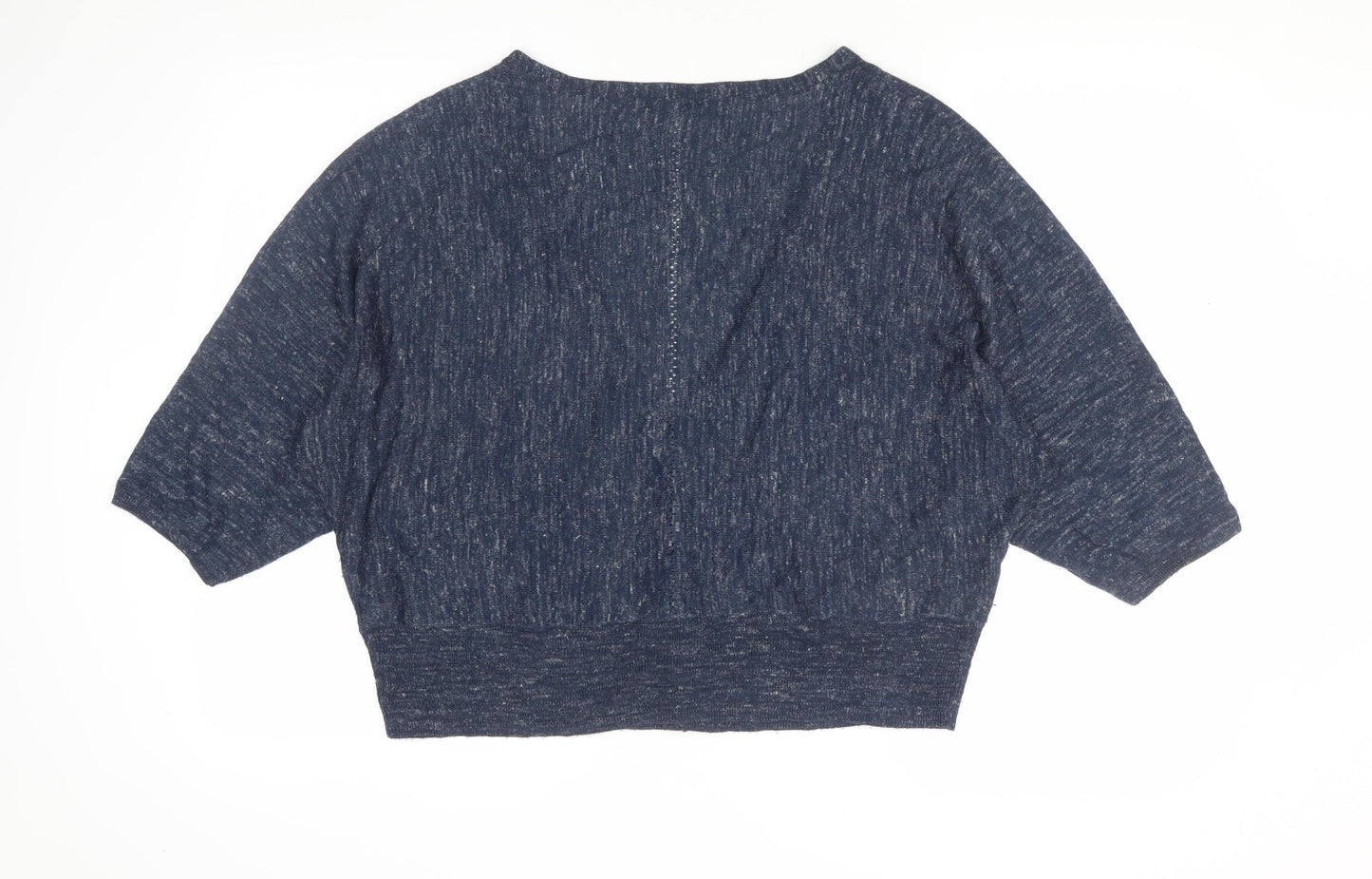 Monsoon Women's Blue V-Neck Cardigan XL