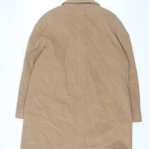 Klass Women’s Beige Wool Overcoat Size 16