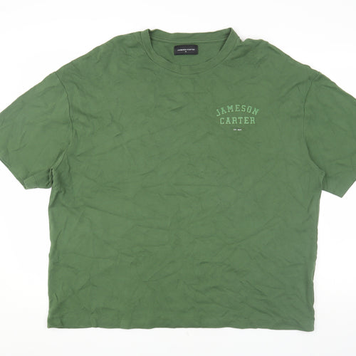 Jameson Carter Men's Green XL Crew Neck T-Shirt