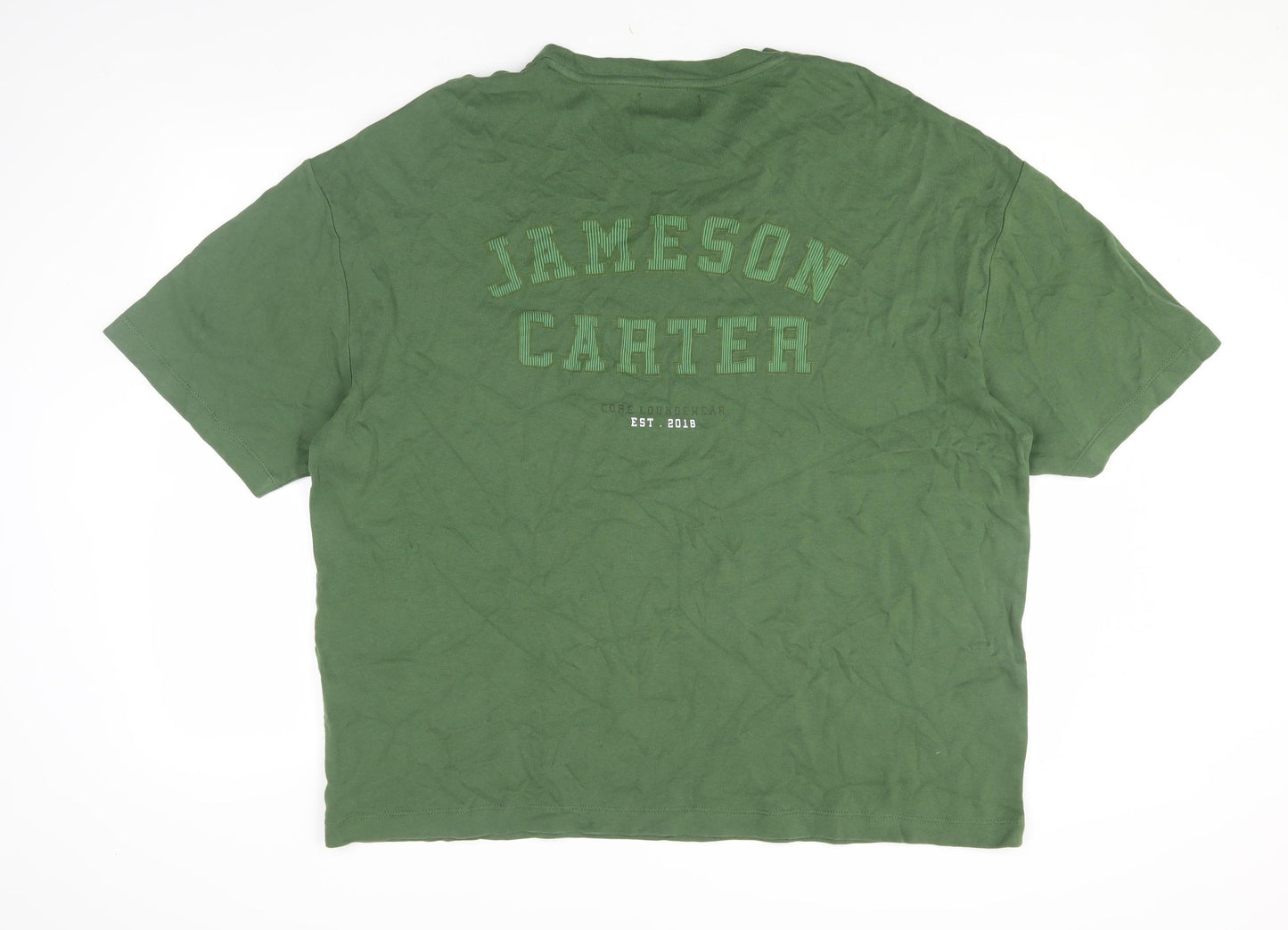Jameson Carter Men's Green XL Crew Neck T-Shirt