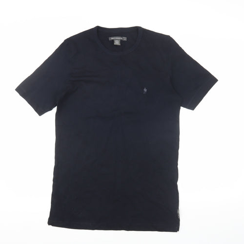 French Connection Men's Black M T-Shirt, Casual Classic