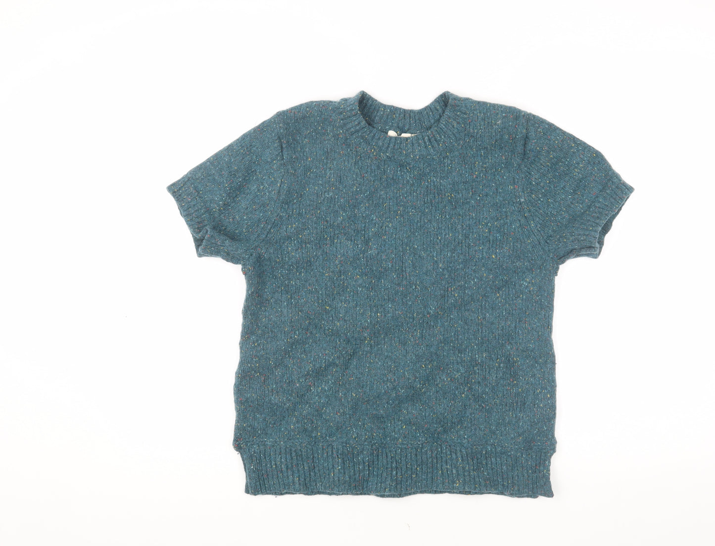White Stuff Women's Blue Wool Jumper Size 12