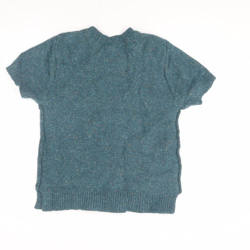 White Stuff Women's Blue Wool Jumper Size 12